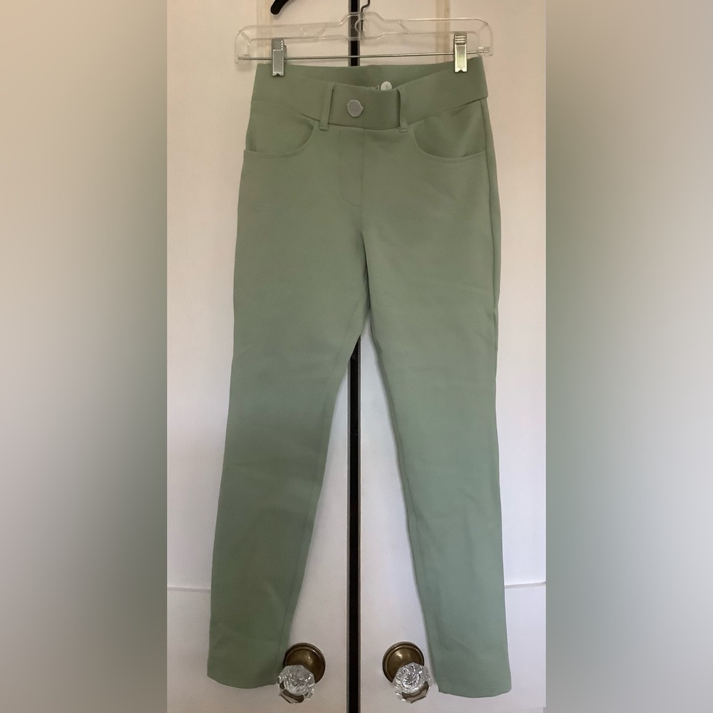 Betabrand 7 pocket dress yoga pants - skinny- mint green